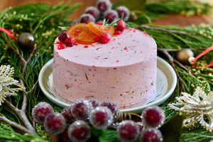 6" Cranberry Orange Mousse Cake