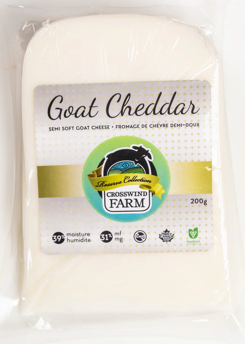 Crosswind Goat Cheddar 200g