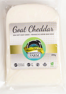 Crosswind Goat Cheddar 200g