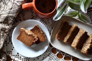 Pumpkin Loaf with Brown Butter Icing