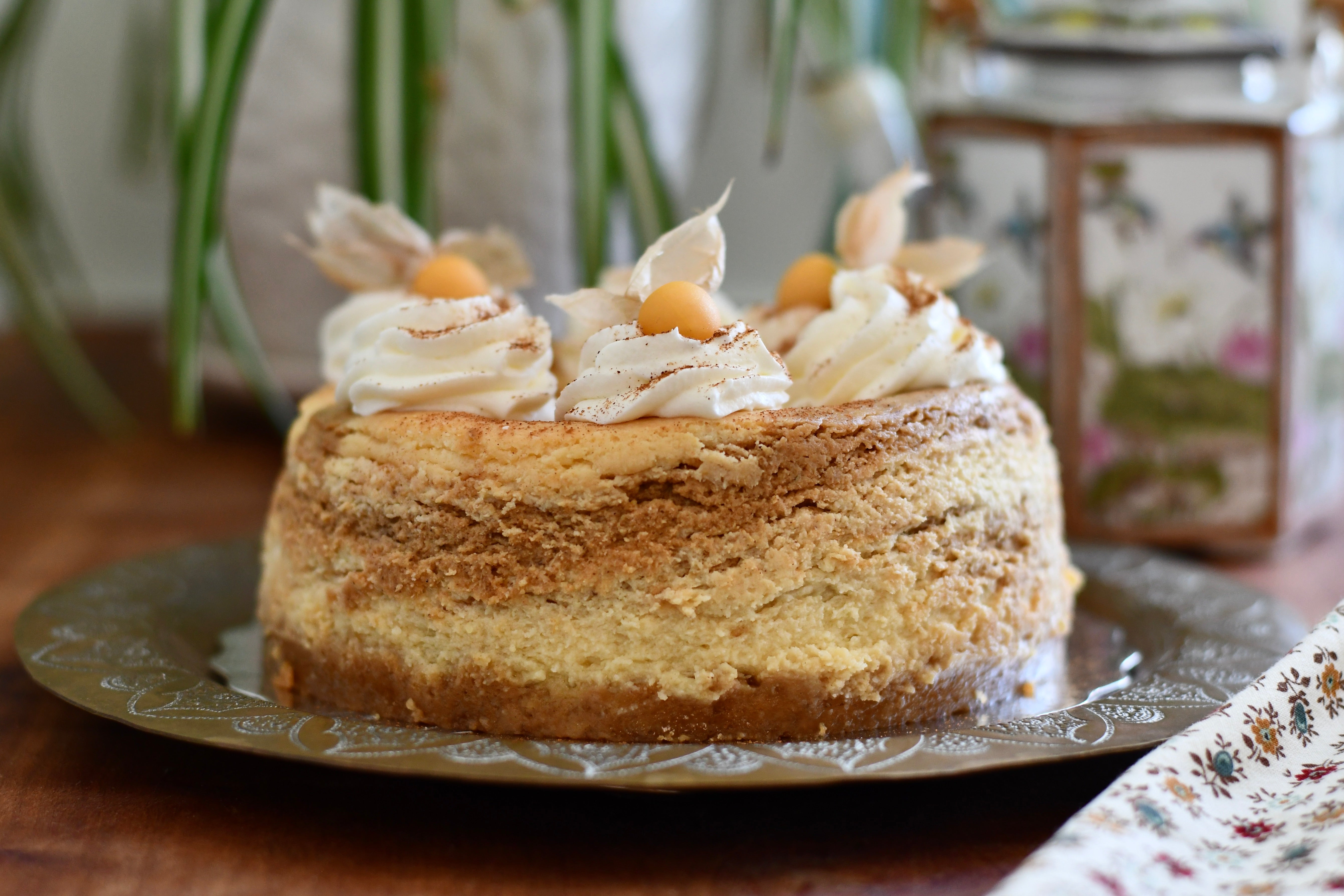6" Pumpkin Swirl Cheesecake