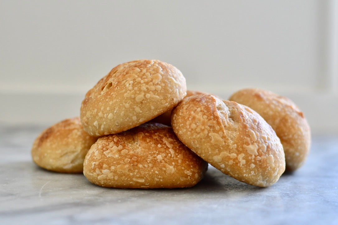 French Levain Sourdough Buns (packages of 6 or 12)