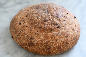 Olive + Rosemary Sourdough Bread