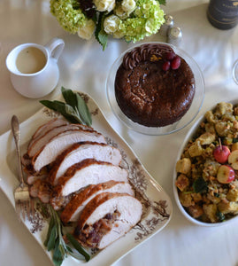 Sliced Roasted Turkey Breast with Dried Fruit Chutney