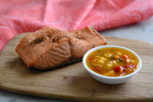 Salmon Fillet with Mango Salsa