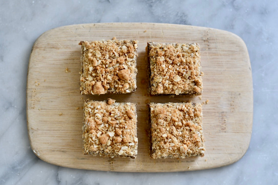 Orange Date Crumble Square
