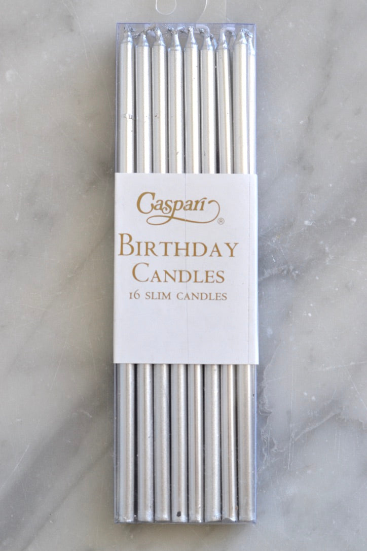 Caspari Slim Birthday Candles (16 pack)